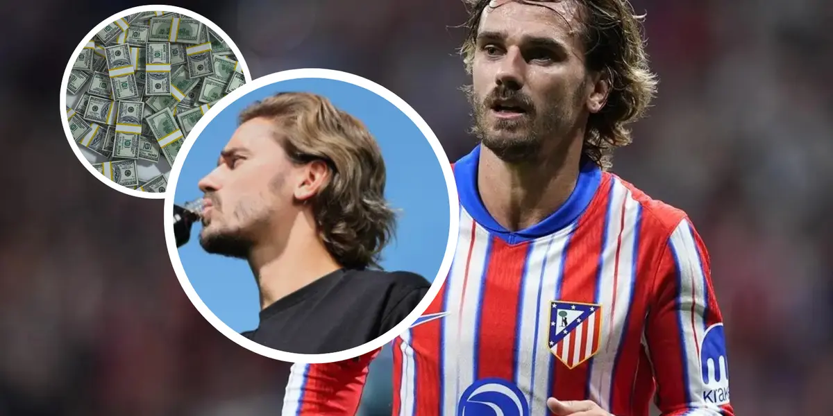 Antoine Griezmann Foto: Captura de VTR ONE, Pexels y Atleti