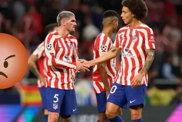 El jugador Colchonero y una muestra de un gran carácter y templanza.