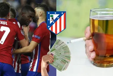 Atlético de Madrid invirtió muy fuerte en un jugador que fue un verdadero fiasco y terminó arruinado por excesos