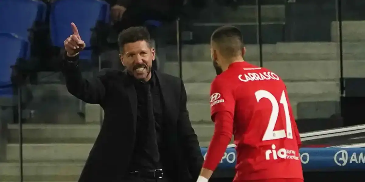 Desde la dirigencia lo quieren vender, pero Simeone les pide que lo mantengan hasta el final de la temporada