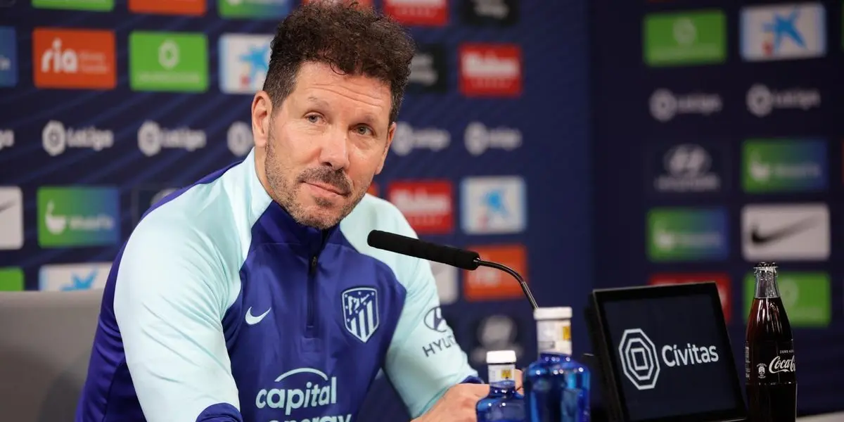 Diego Simeone habló sobre el rendimiento del equipo y fue autrocrítico. Dijo que esto es su culpa y no de los jugadores