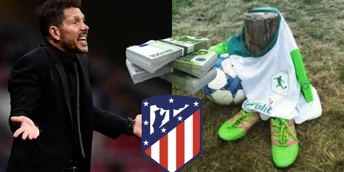 El Atlético de Madrid pagó una fortuna por un delantero que fue un fiasco y podría salir en este mercado de pases por decisión de Diego Simeone