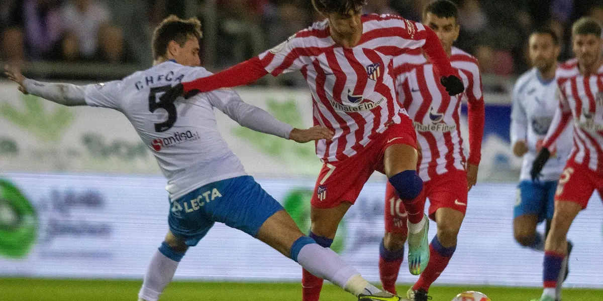 El delantero portugués liquidó el partido ante la Sociedad Deportiva Almazán en el debut de Atlético de Madrid en la Copa del Rey