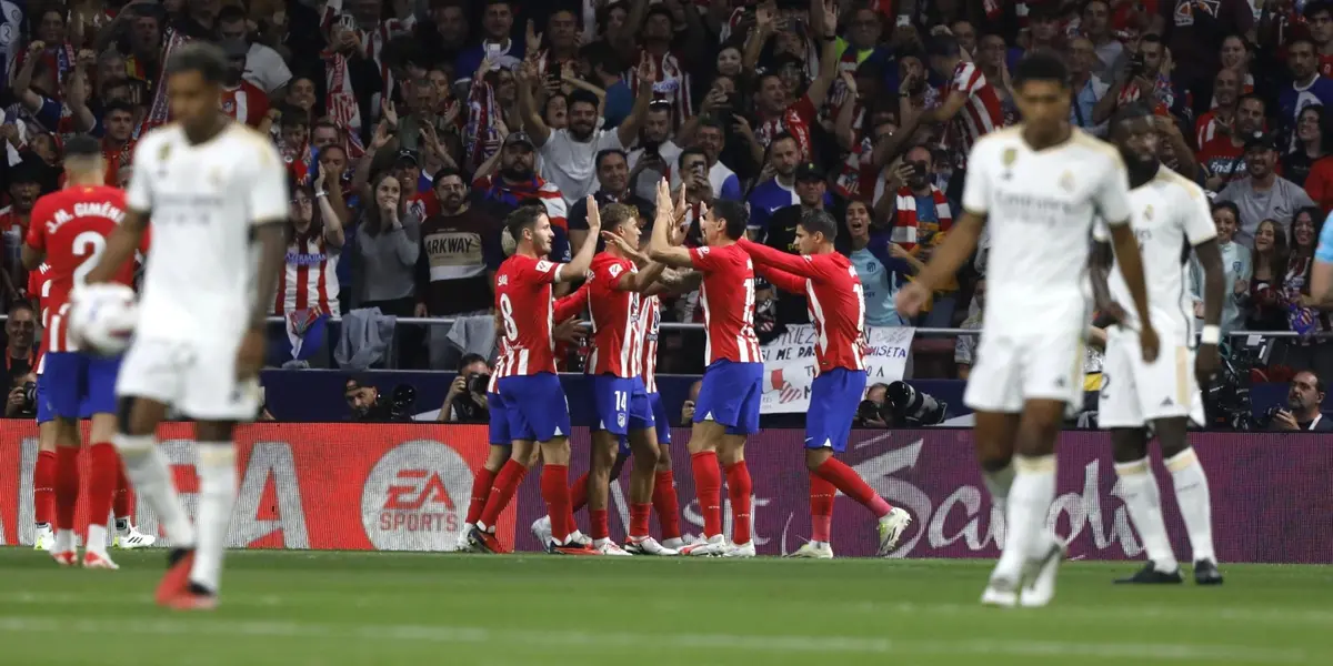 El derbi madrileño terminó con los ánimos muy caldeados por la patada del inglés.