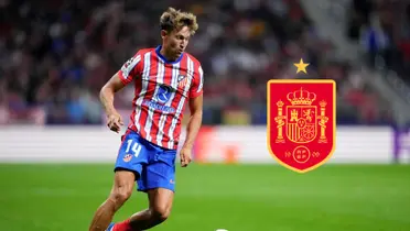 El jugador del Atlético de Madrid no ha entrado en los planes de Luis de la Fuente