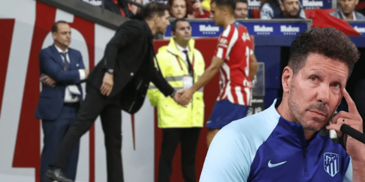 El jugador tuvo un paso muy flojo por el equipo que dirige el Cholo Simeone.