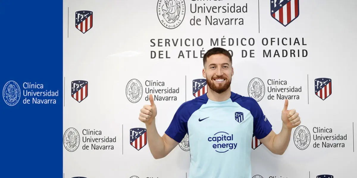 El nuevo fichaje del Colchonero ya tuvo su primer entrenamiento y conferencia de prensa con el club, donde habló maravillas