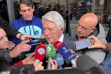 El presidente de Atlético de Madrid se enojó con la prensa en Portugal porque cree que la economía es un tema de la dirigencia 