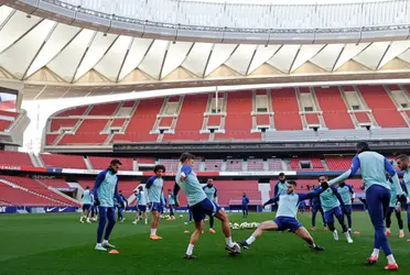 En los entrenamientos del Atlético se nota un ambiente totalmente diferente al que había antes del mercado de fichajes