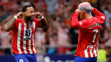 Hasta las lágrimas, el enorme gesto de Memphis Depay con Antoine Griezmann