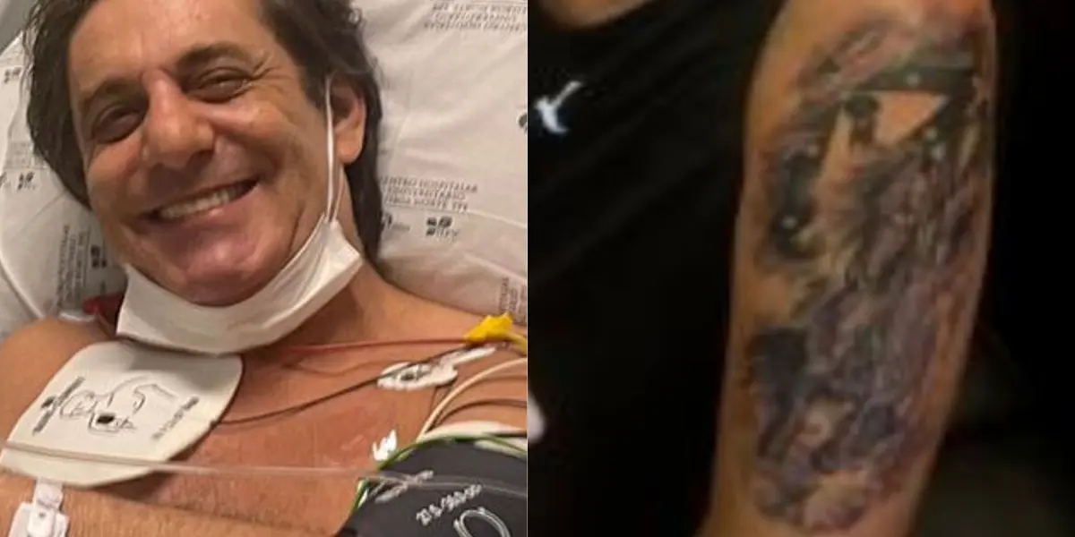 La leyenda del Colchonero se realizó su primer tatuaje y por supuesto no podía faltar el club en la tinta del brazo del portugués