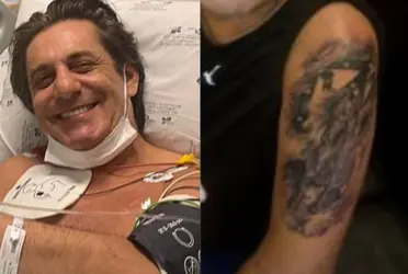 La leyenda del Colchonero se realizó su primer tatuaje y por supuesto no podía faltar el club en la tinta del brazo del portugués