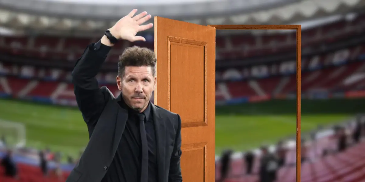 Llegó y no encontró minutos en Atleti, hoy Simeone le abre la puerta de salida