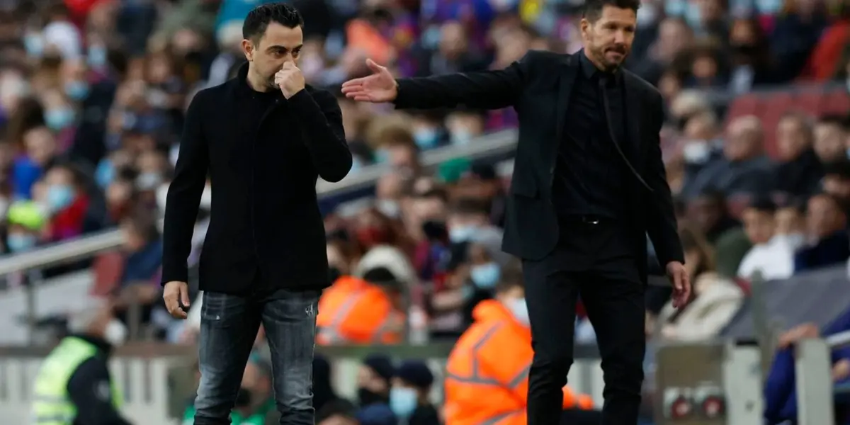 Mientras Xavi le quita a Hermoso a Simeone, figura del Barça que Atleti quiere