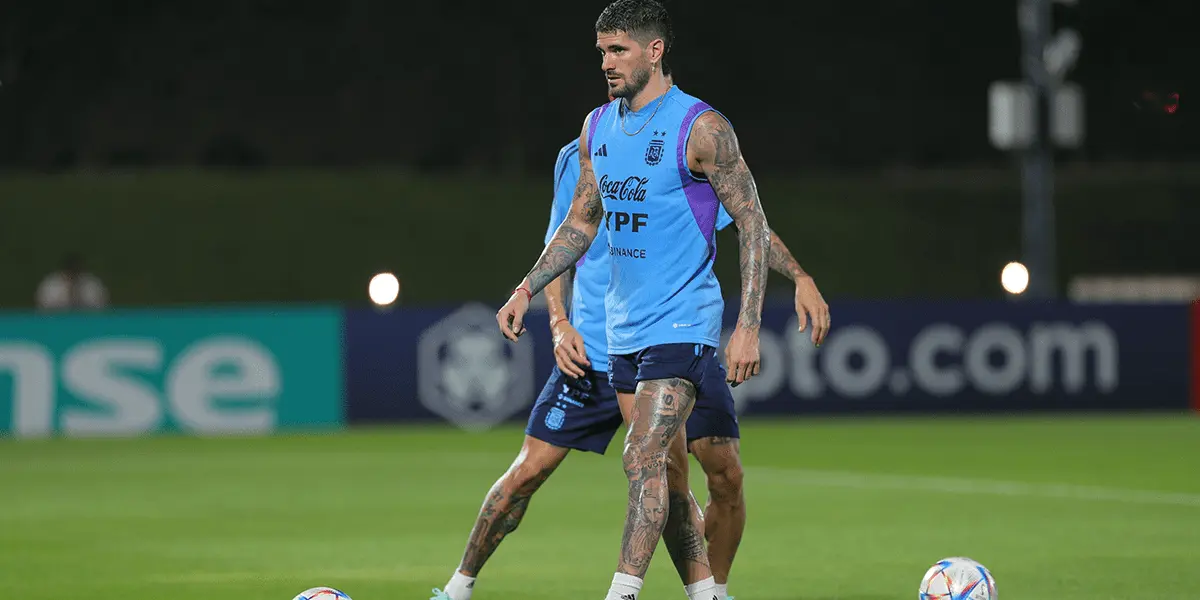 Rodrigo De Paul vive un momento de forma lamentable y la Selección Argentina lo nota