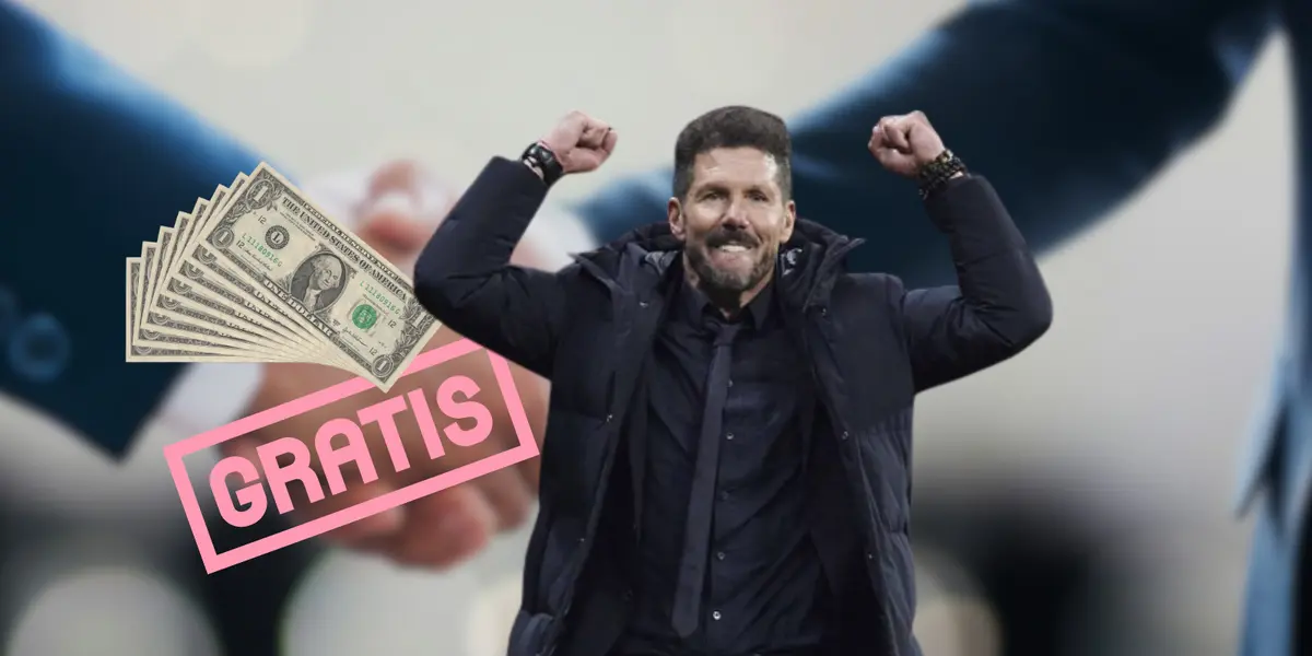 Simeone sonríe, lego gratis y ahora le puede dejar más de 12 millones a Atleti